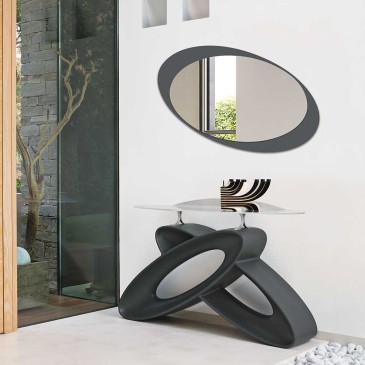 Eclipse oval mirror by Target Point