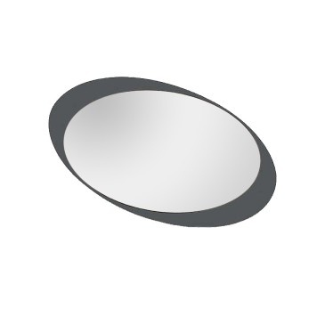 Eclipse le miroir ovale Made in Italy de Target Point | Kasa-Store
