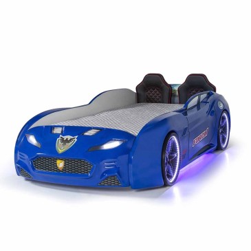 Auton muotoinen sänky valoilla, äänillä ja nahkaistuimilla | Kasa-myymälä