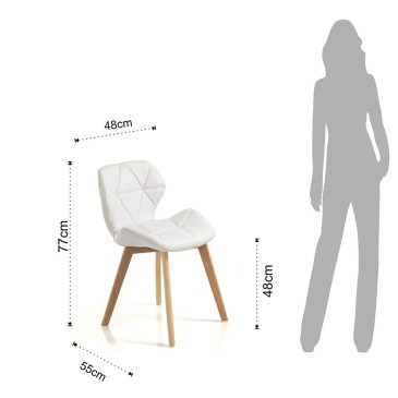 Nouveau Kemi - Une chaise Tomasucci moderne