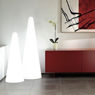 Slide Cono floor lamp in two different sizes