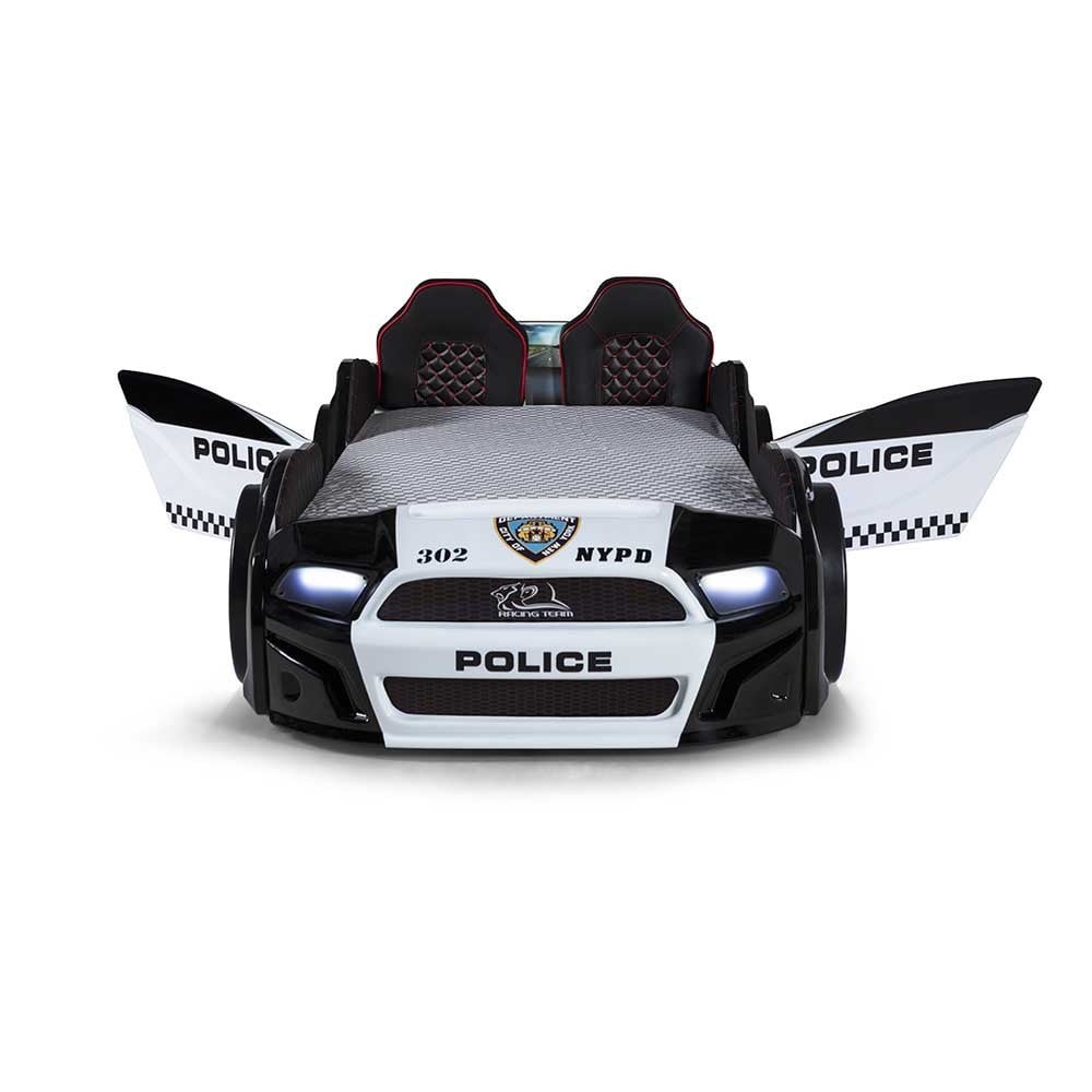 Autoletto ad una piazza a forma di auto della Polizia | kasa-store
