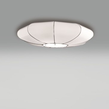 Luminária de suspensão Zeppelin da Selene Illuminazione em duas dimensões