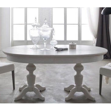 Table ovale fabriquée en Italie par Callesella | kasa-store