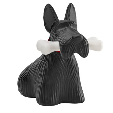 Qeeboo Scottie Dog-shaped table lamp with remote control