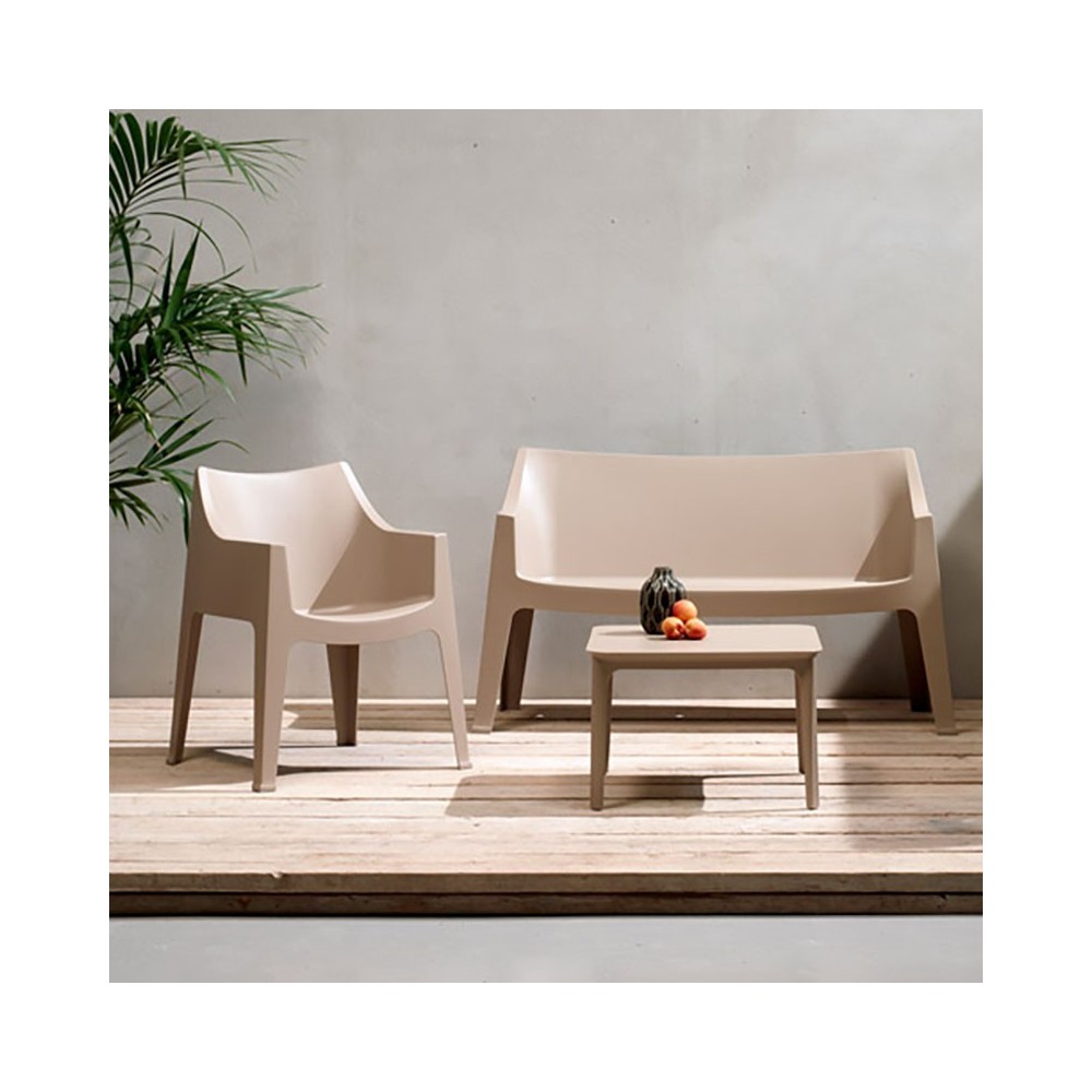 Canapé d'extérieur Coccolona de Scab Design fabriqué en Italie