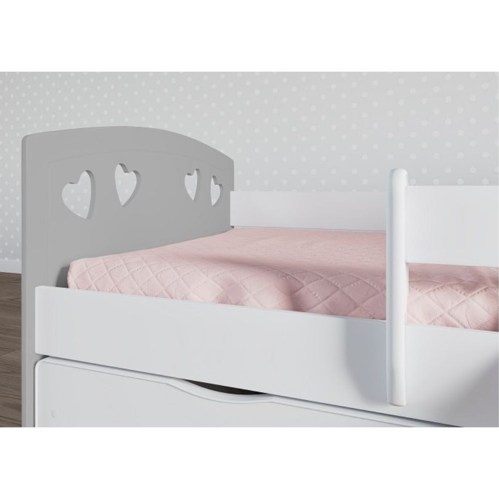 Julia Mix children's bed by Kocot gray and white mix - detail