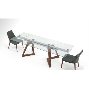 Τραπέζι Enea της Di Lazzaro επεκτεινόμενο με μοντέρνο σχεδιασμό | kasa-store