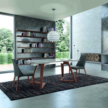 Τραπέζι Enea της Di Lazzaro επεκτεινόμενο με μοντέρνο σχεδιασμό | kasa-store