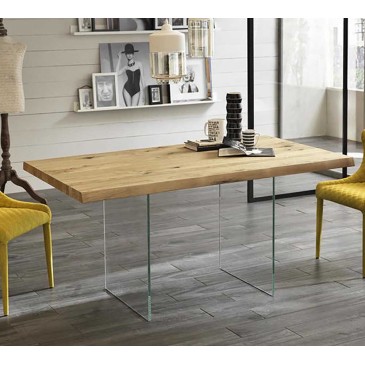 Τραπέζι σνούκερ με γυάλινη βάση και ξύλινο επάνω μέρος. Σκανδιναβικό στυλ.