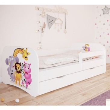 Baby Dreams Einzelbett für Mädchen mit Schubladen in verschiedenen Ausführungen erhältlich