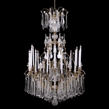 Luminária pendente Versailles de Badari com cristais