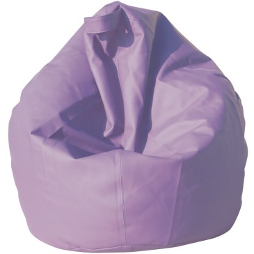 Maxi Stor sækkepose puf 12 forskellige farver i øko-læder med helt aftagelige polyethylenkugler