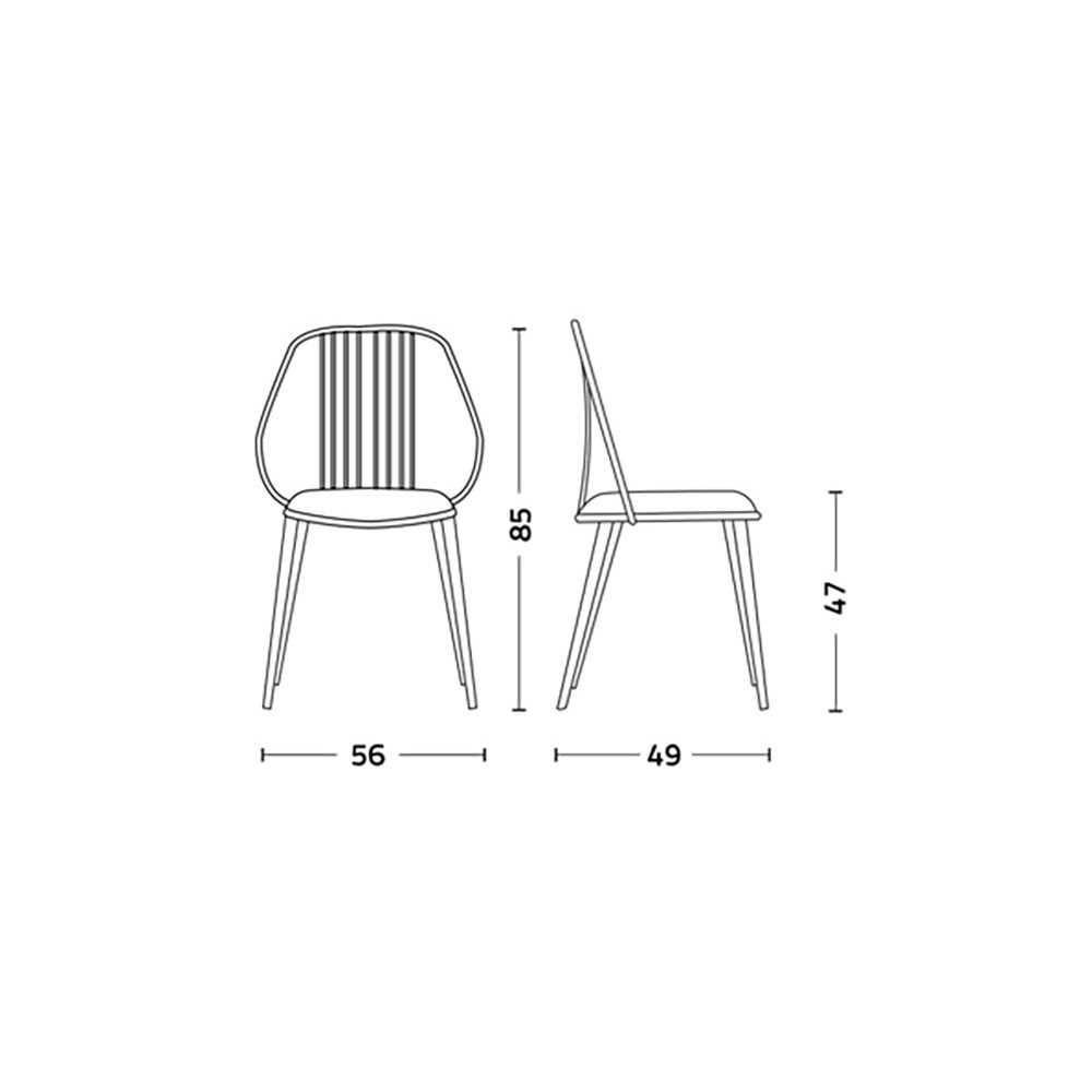 Colico Waiya la chaise design pour votre salon | kasa-store
