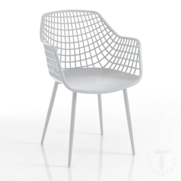 Tomasucci Nairobi set van 4 stoelen verkrijgbaar met of zonder armleuningen