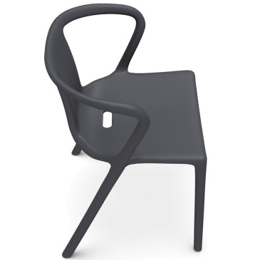 Magis Air-Πολυθρόνα Σετ 4 Καρέκλες κατάλληλες για εσωτερικούς και εξωτερικούς χώρους σε διάφορα φινιρίσματα