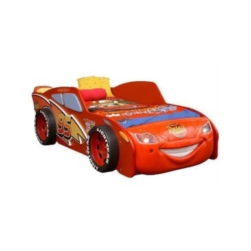 Lightning Mc Queen car bed in abs or mdf from the Cars cartoon