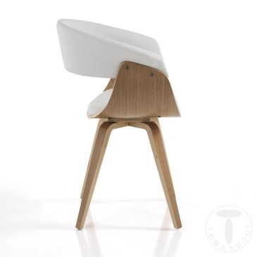 Tomasucci Visby evo chaise design en bois | kasa-store