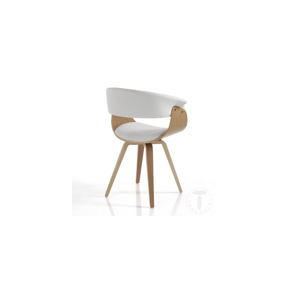 Tomasucci Visby evo chaise design en bois | kasa-store