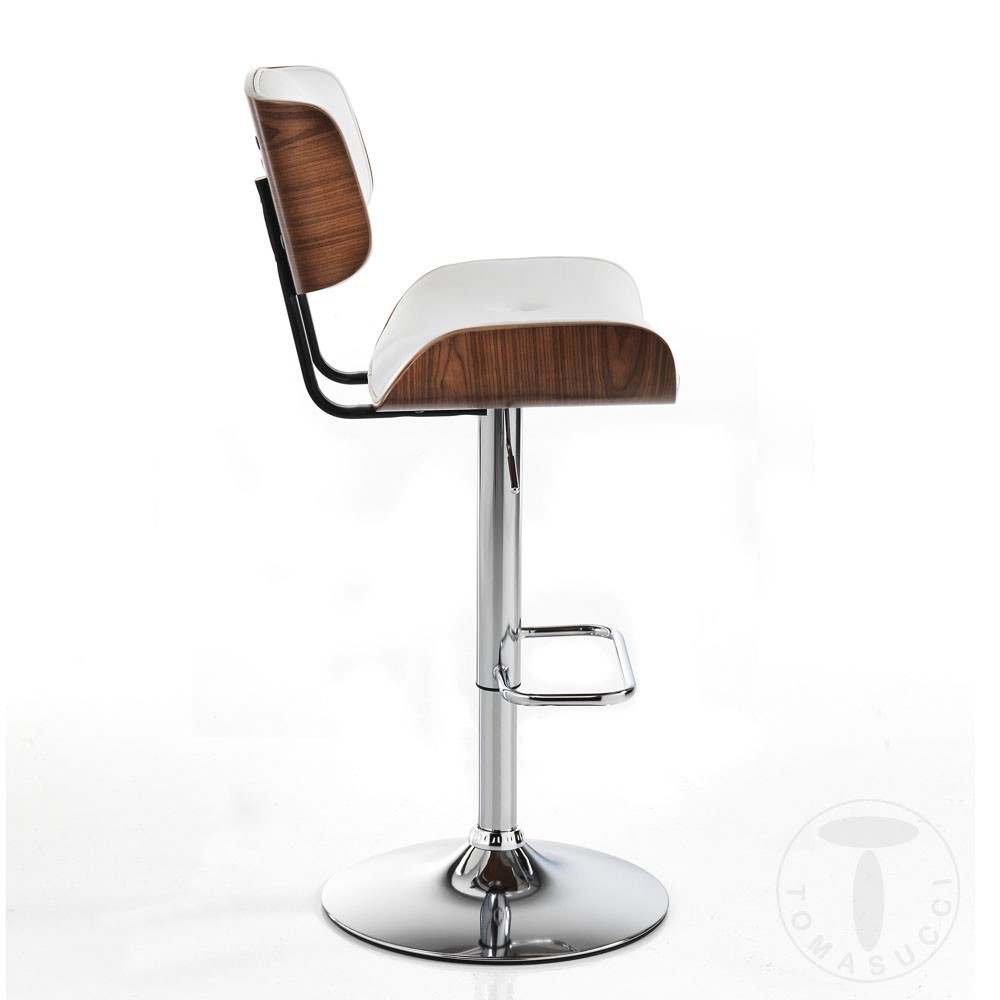 Uppsala the stool by Tomasucci with upholstered seat | kasa-store
