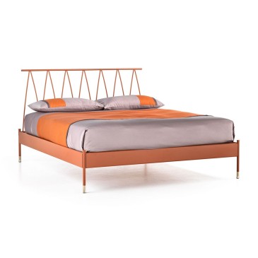 Διπλό κρεβάτι Agave της Cantori κατασκευασμένο στην Ιταλία