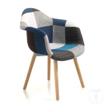 New Kaleidos-I blue modern armchair by Tomasucci | kasa-store
