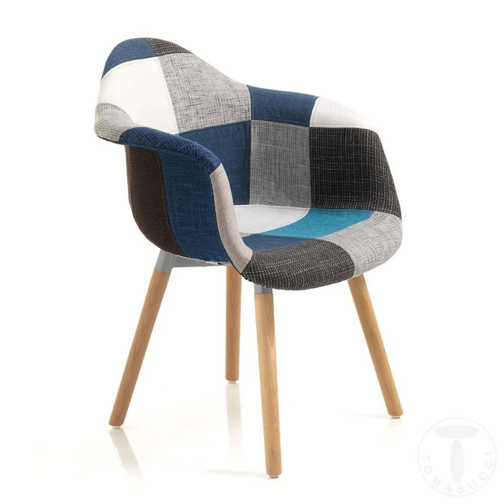 Neuer Kaleidos-I blauer moderner Sessel von Tomasucci | kasa-store