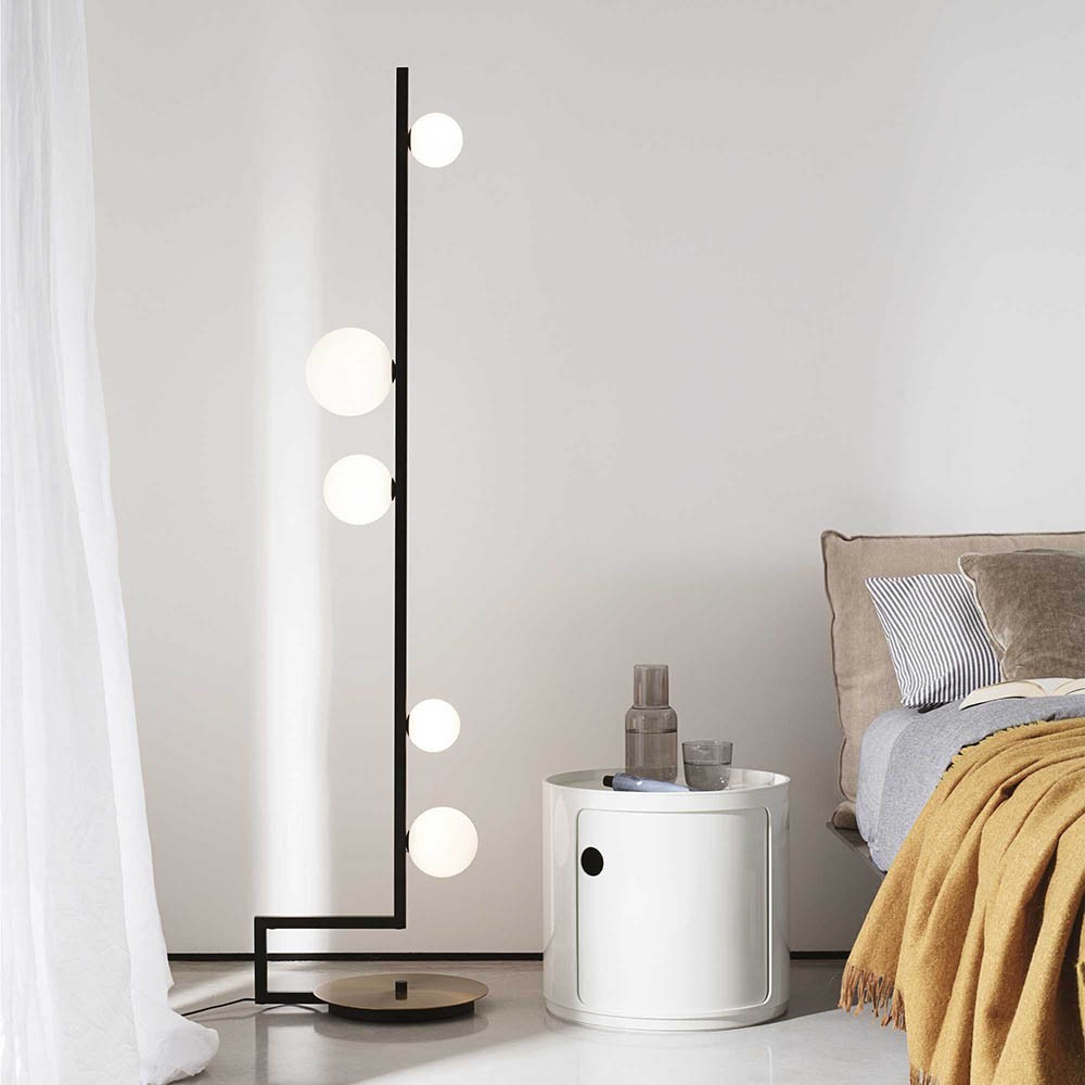 Fugle gulvlampen i Ideal-Lux minimal design | kasa-store