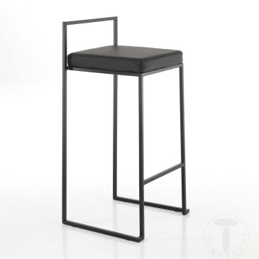Dodo black the designer stool made by tomasucci | kasa-store