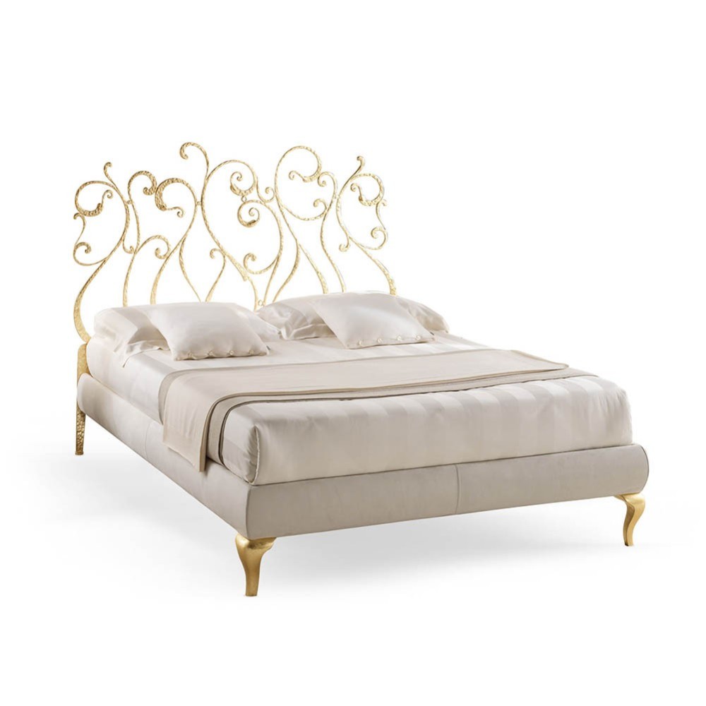 Klimt double bed in hand forged iron | kasa-store