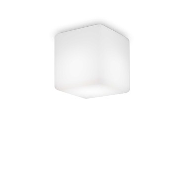 Luna outdoor ceiling lamp by Ideal-Lux minimal design | kasa-store