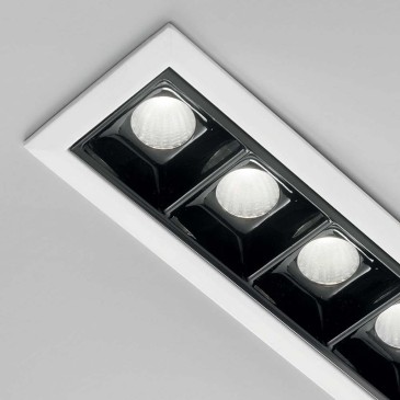 Lika Trim spotlights by Ideal Lux available in various finishes and voltages