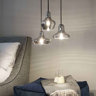 Lampe à suspension Lido par Ideal-Lux adaptée à votre salon disponible en différentes finitions