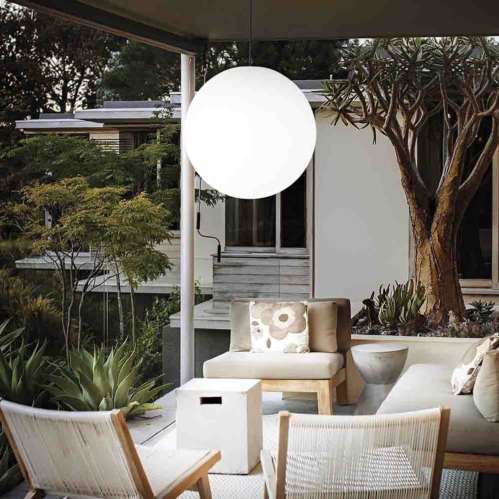 Sole suspension lamp by Ideal-Lux for outdoors | kasa-store