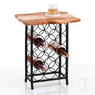 Table ras - cellier par Tomasucci, capacité 15 bouteilles