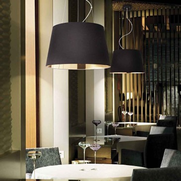 Lampe à suspension Nordik par Ideal-Lux adaptée à votre restaurant disponible avec 4 et 6 lumières