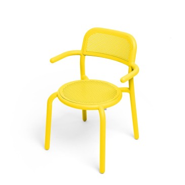 Armchair Tonì chair with armrests by Fatboy suitable for indoors and outdoors