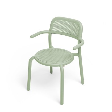 Sessel Tonì Stuhl mit Armlehnen von Fatboy für drinnen und draußen geeignet