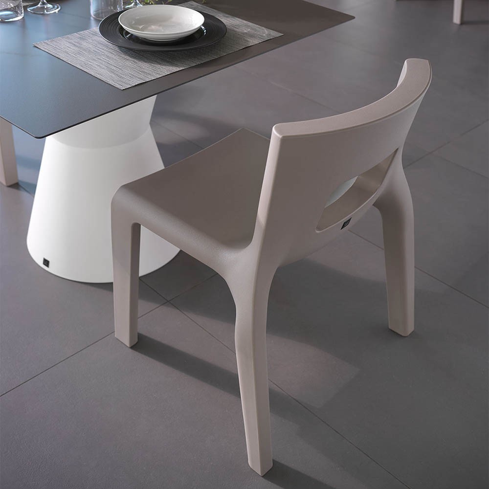 Lyxo Eos la chaise empilable confortable et moderne | kasa-store