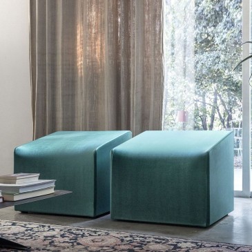 Mogg Gossip armchair with metal structure and fabric covering