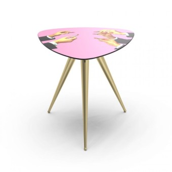 Pink Lipsticks coffee table by Seletti