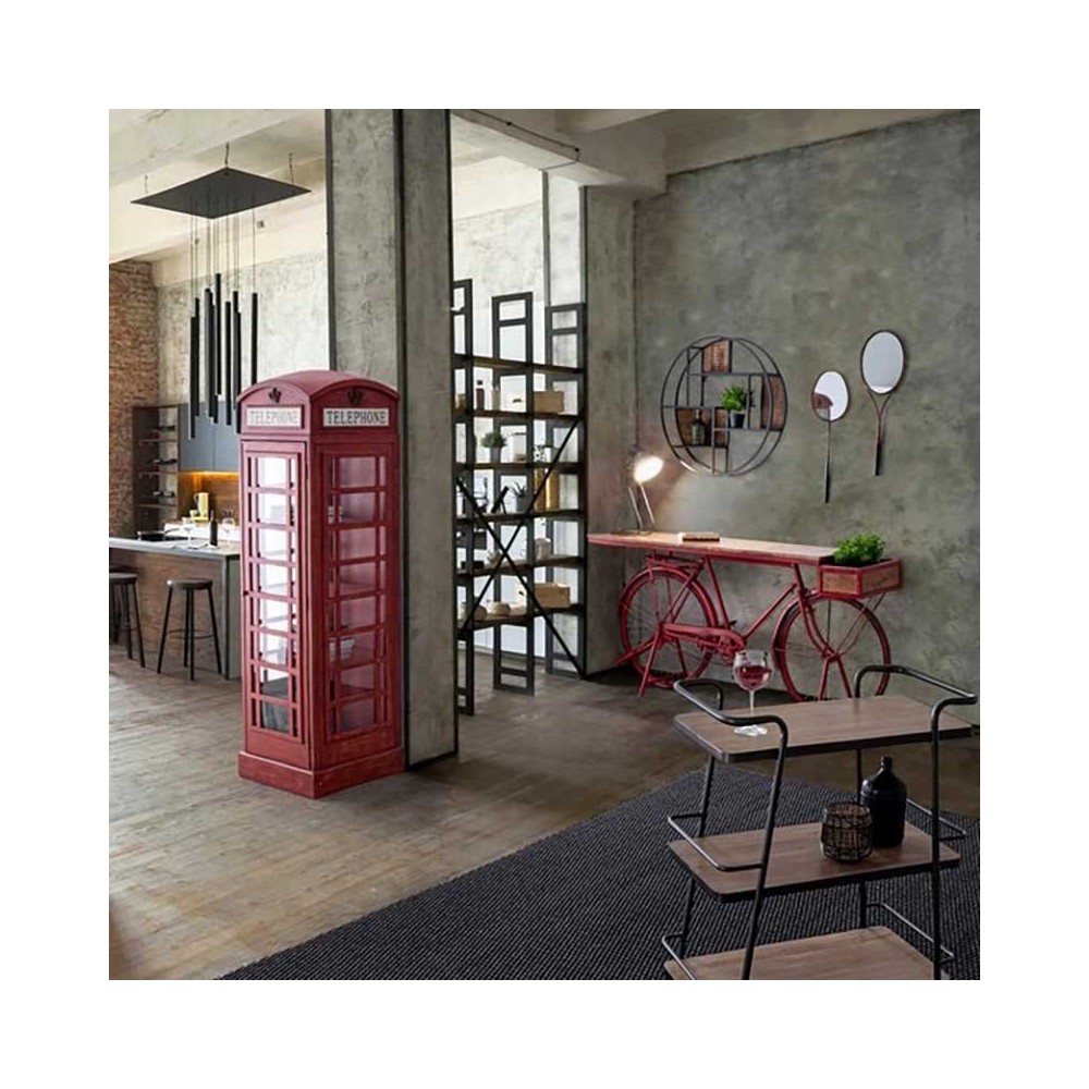 Cabine van Bizzotto de boekenkast in de vorm van een telefooncel | kasa-store