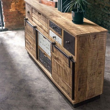 Tudor sideboard by Bizzotto in mango wood