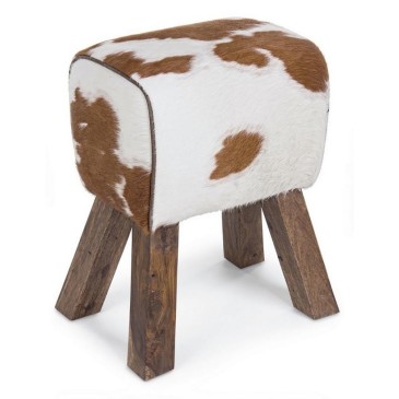 Buffalo the vintage design cowboy stool | kasa-store