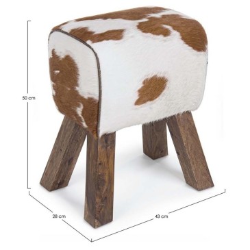 Buffalo lo sgabello da cow boy dal design vintage | kasa-store