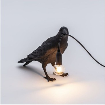 Seletti Bird Lamp Waiting table lamp designed by Marcantonio