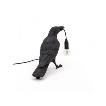 Seletti Bird Lamp Waiting resin bordlampe | Kasa-Store