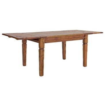 Chateaux extendable table by Bizzotto in acacia wood