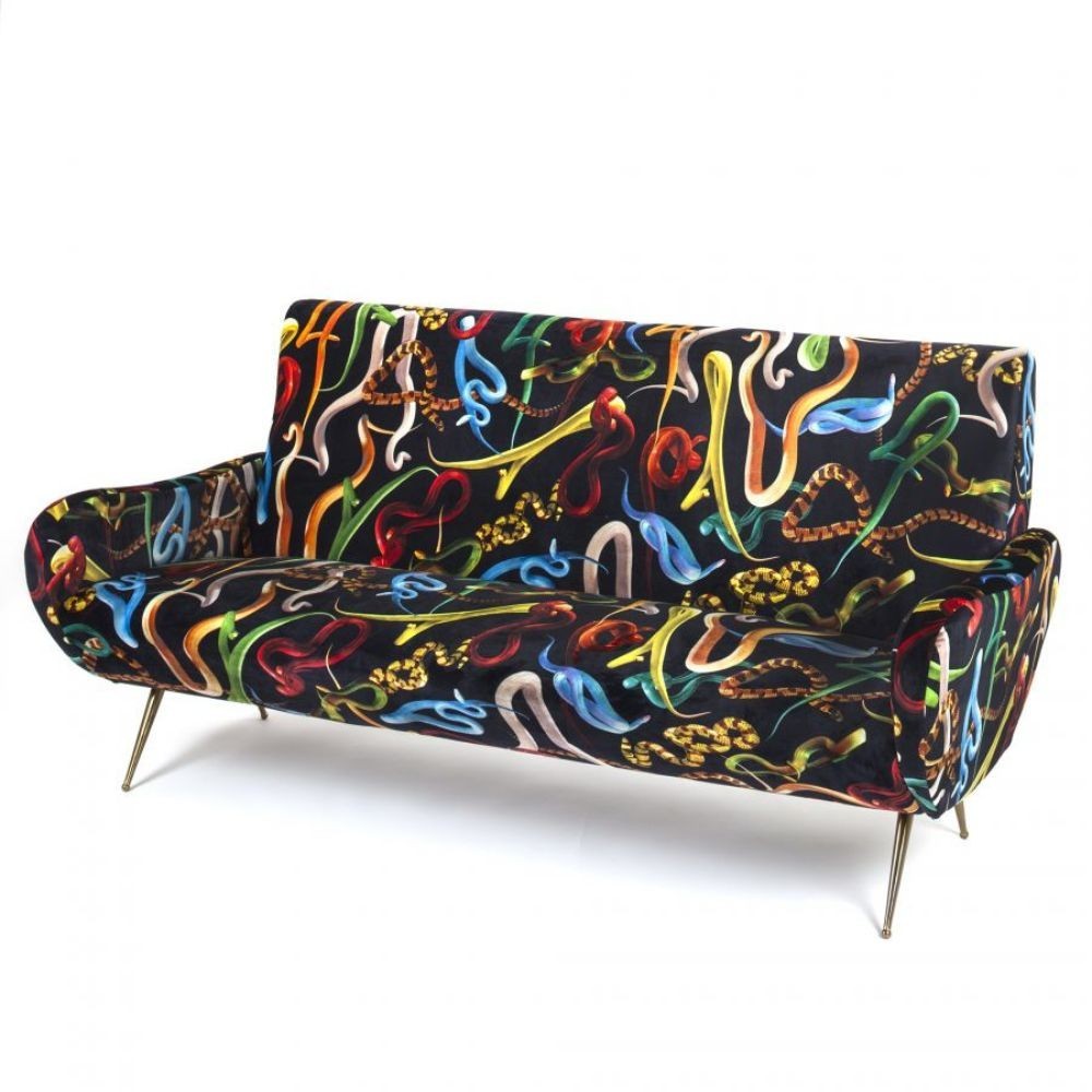 Snakes Dreisitzer-Sofa von Seletti und Toiletpaper | Kasa-Laden