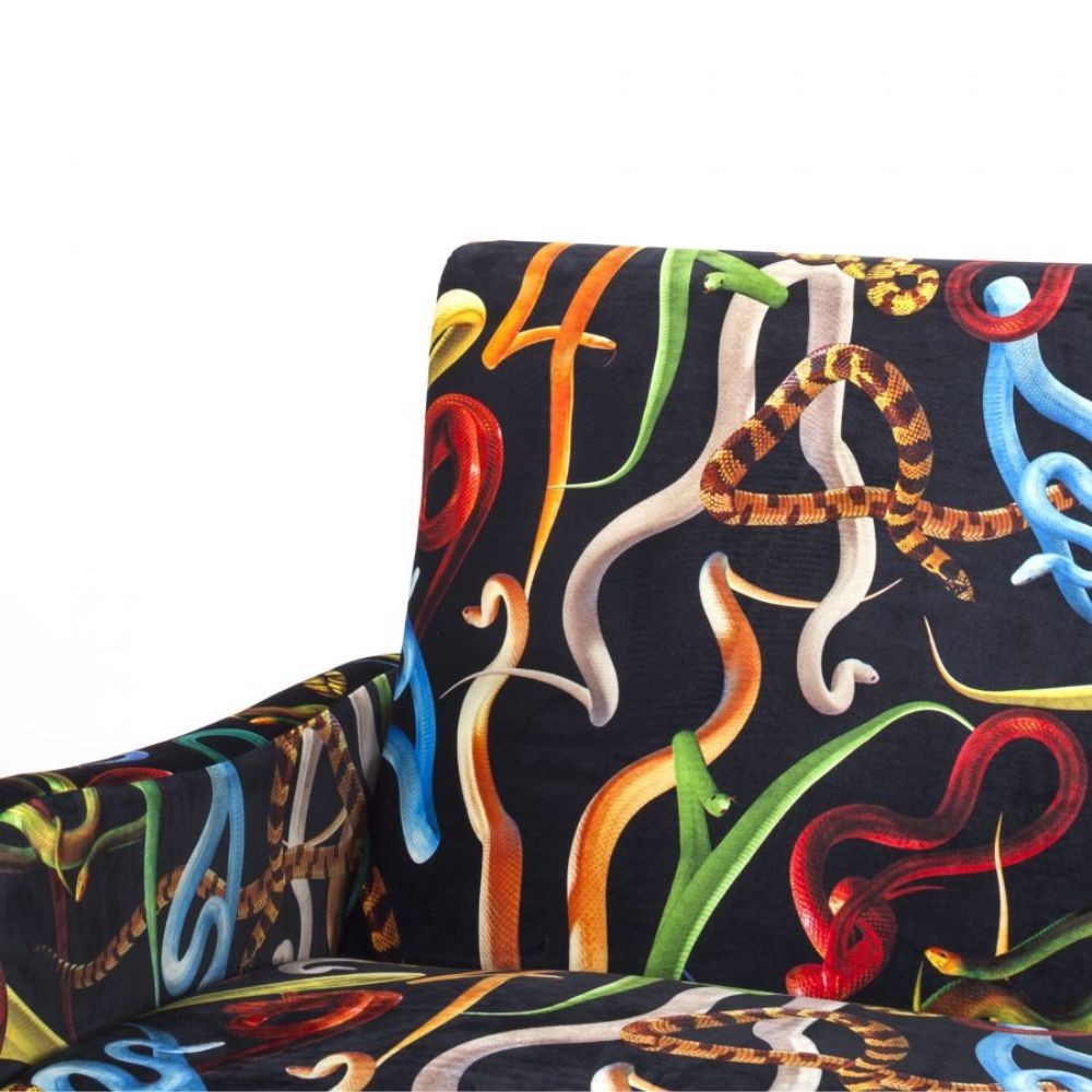Snakes three-seater sofa by Seletti and Toiletpaper | Kasa-Store